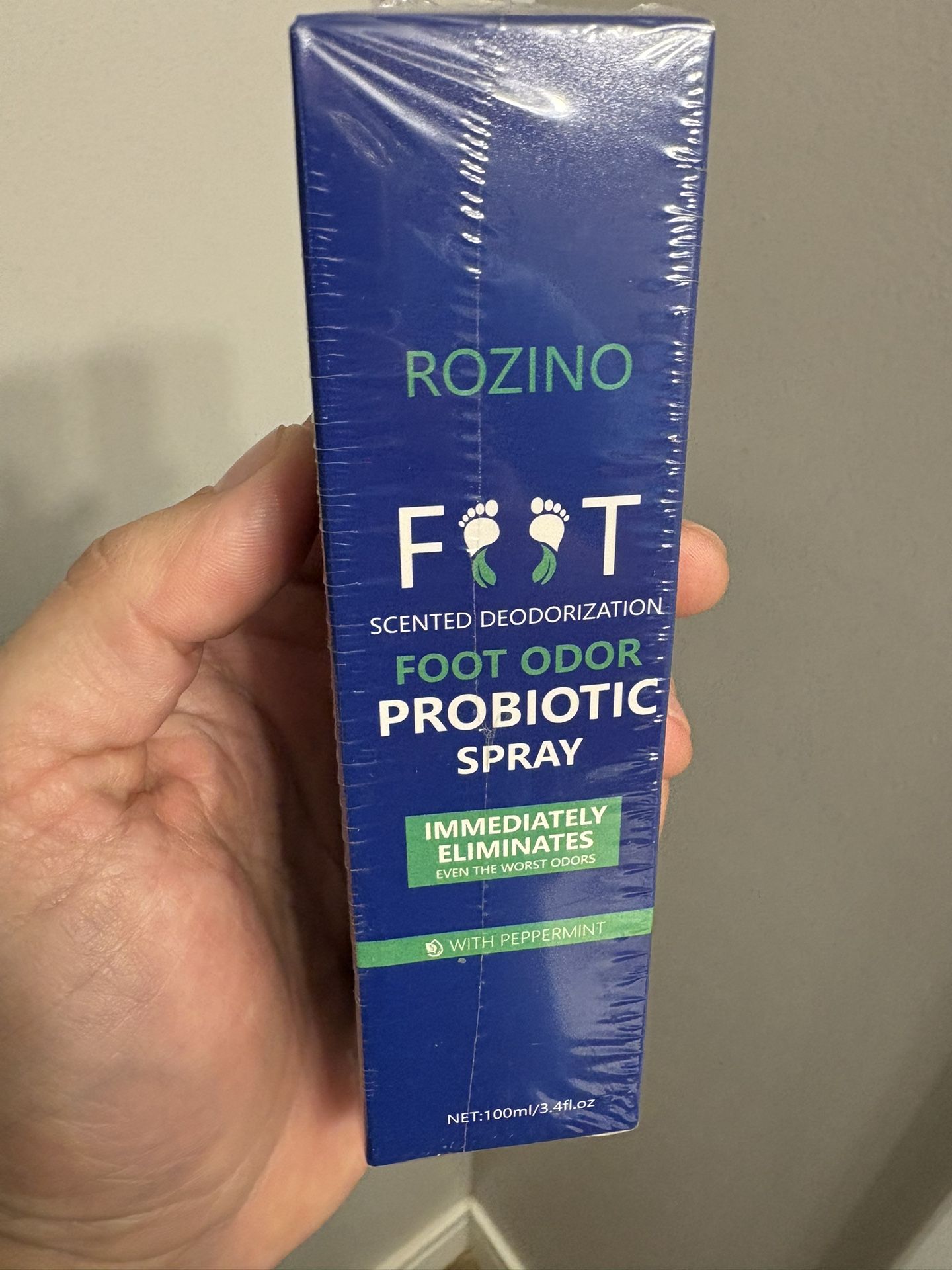 ✨ ROZINO Clinical-Strength PROBIOTIC Foot Odor Eliminator — Premium Edition (100ml) ✨