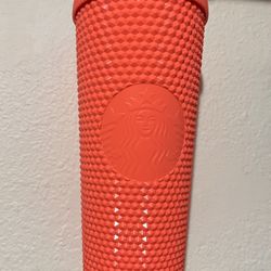 Starbucks Rare Hot Pink Tumbler 
