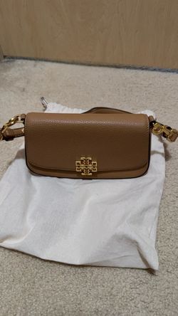 Tory Burch Tan Leather Crossbody Bag