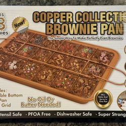 Copper Collection Brownie Pan 