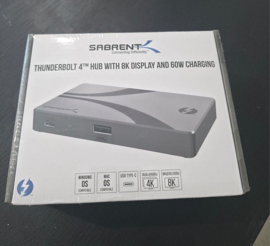 Sabrent Thunderbolt 4™ Hub – 8K Display + 60W Charging