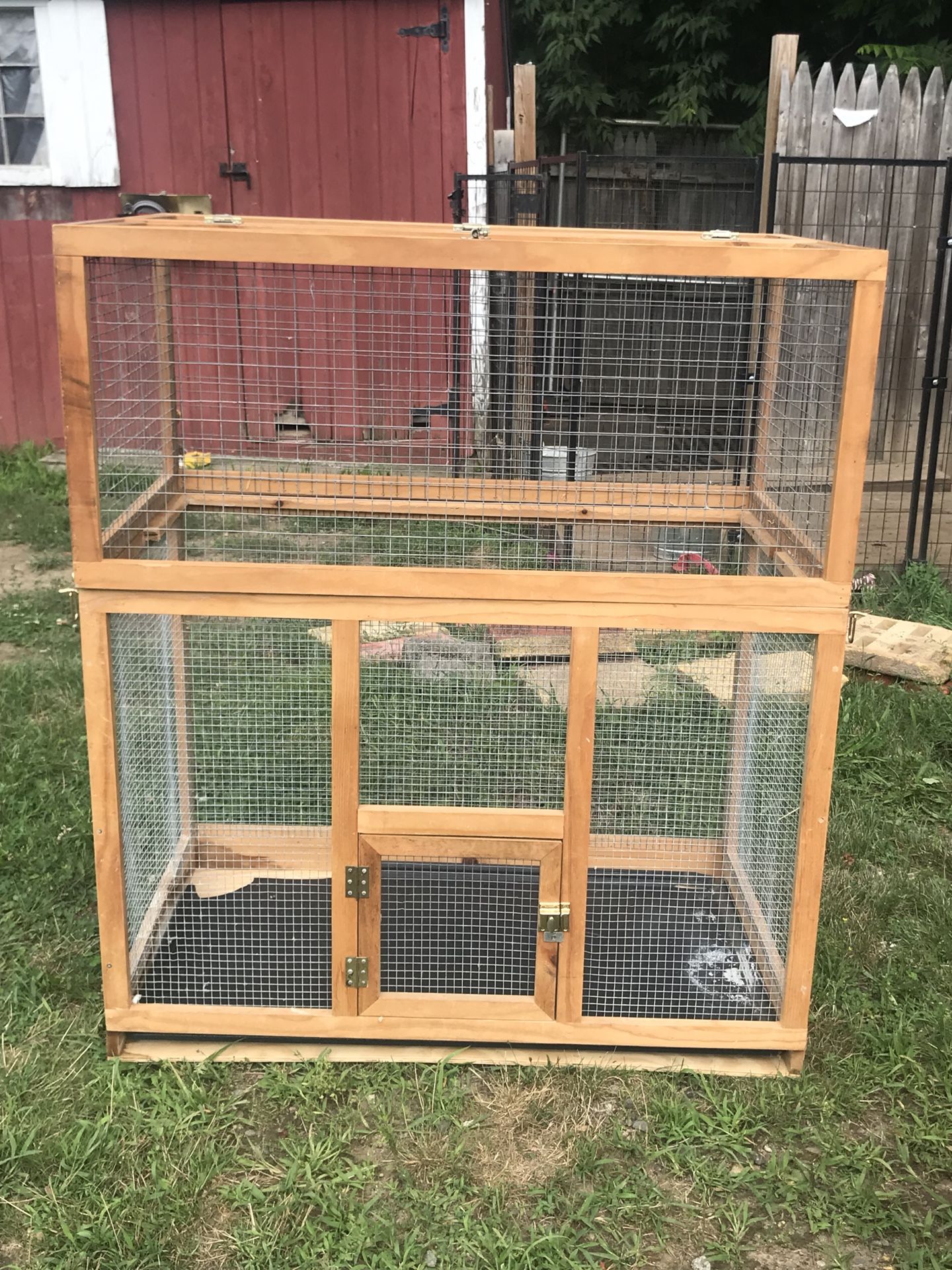 Homemade aviary bird cage