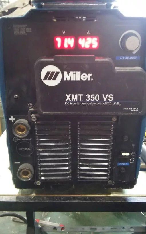 Miller XMT-350 VS DC inverter arc welder w/ auto line