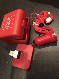 Wells Fargo accessories: USB hub, headset and car charger