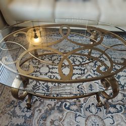 3 Elegant Glass And Metal Table Set - Timeless Craftsmanship And Lasting Quality 