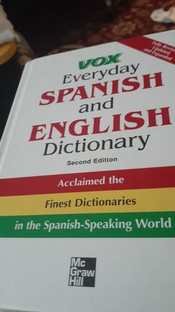 Vox everyday Spanish and English Dictionary