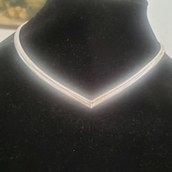 Necklace Silver 9.25 