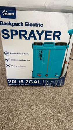 Yacona Backpack Electric Sprayer 20L/5.2 Gal