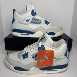 Jordan 4 Retro “Military Blue” 2024 Size 13M 🔥 Lightly Used w/ OG Box