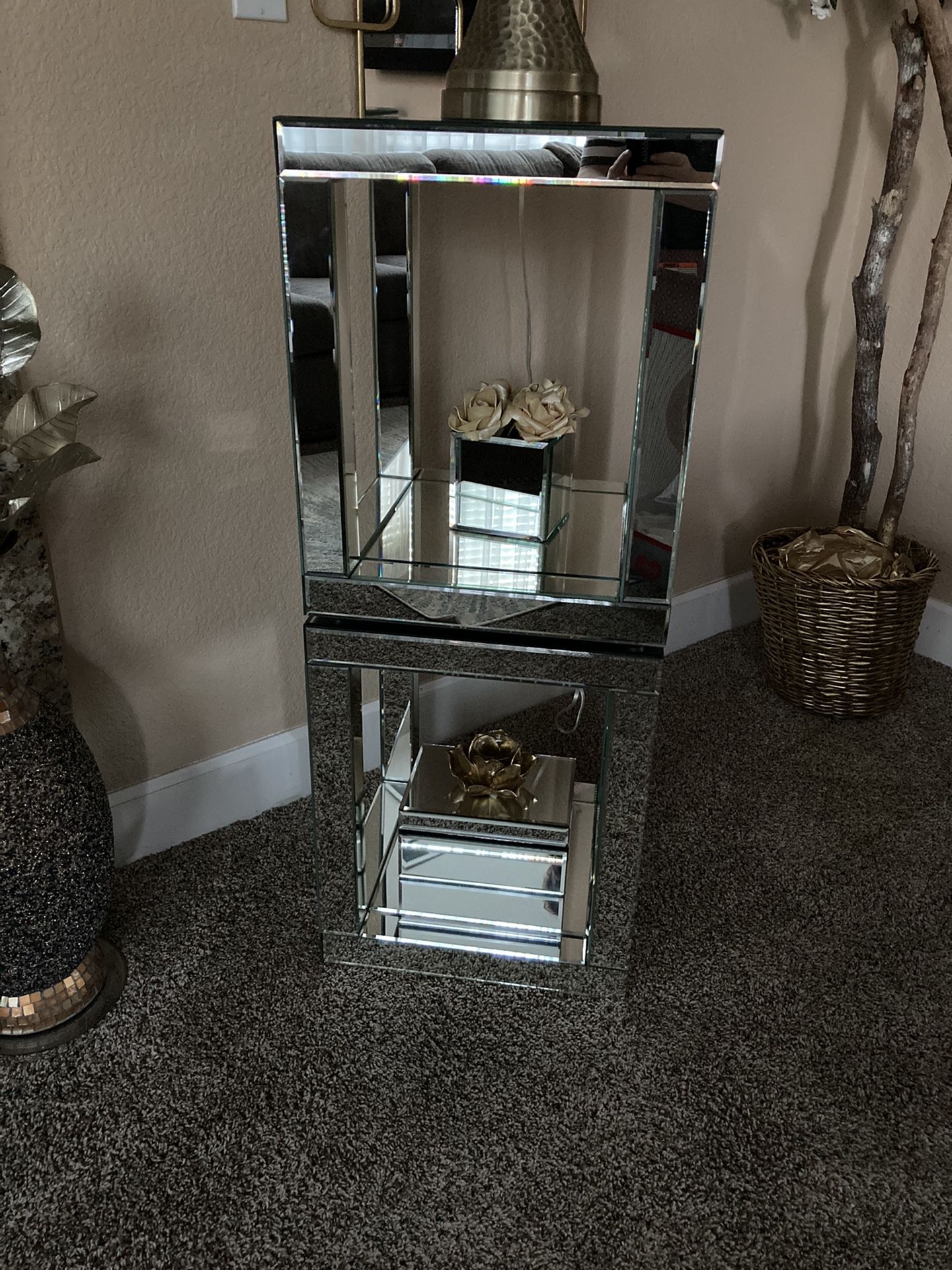 Mirror Shelf / End Tables  $150