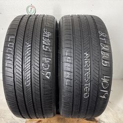 2 Tires 225 40 19 Michelin Primacy Tour As High Tread No Repairs
