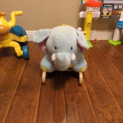 Plush Rocking Elephant 