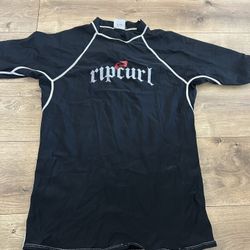VTG Vintage Rip Curl Surf Tee Shirt missing size tag but looks like large very stretchy