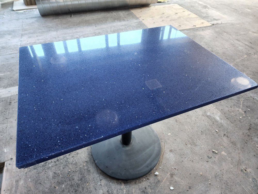 Used Blue granite restaurant tables