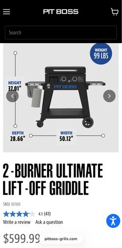 Pit Boss Ultimate Series 2-Burner Griddle