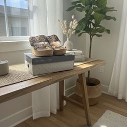 leopard-print platform wedge sandals Size 8