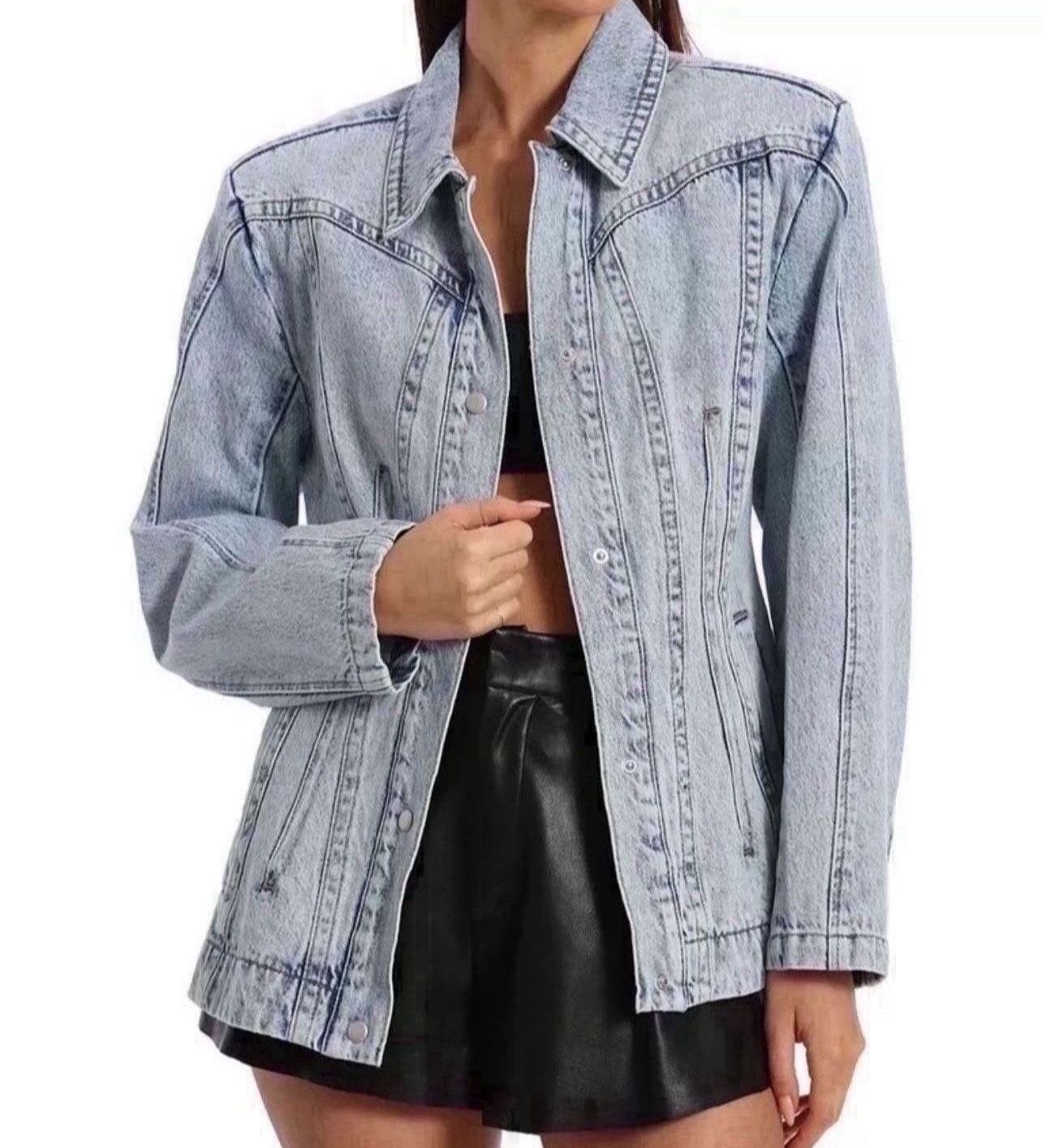 Avec Les Filles Oversized Corset Seam Jacket Size Small