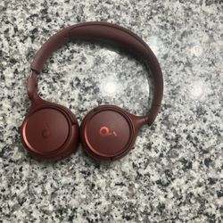 Soundcore Red Bluetooth Headphones 