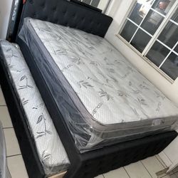 New Full Size Bed With Twin Under