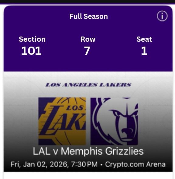 Los Angeles Lakers Vs Memphis Grizzlies