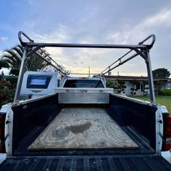 Tool Box And Aluminum Rack
