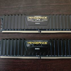 16GB DDR4 RAM 2 x 8GB 3600MHz Corsair Vengeance LPX