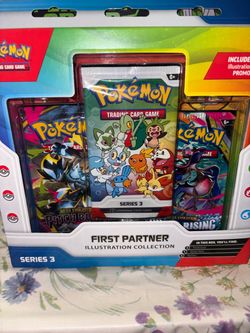 Pokemon First Partner Illustration Series 3