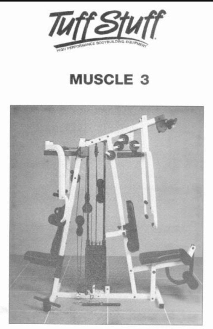 TUFF STUFF MUSCLE 3 WEIGHT LIFTING HOME GYM 250 for Sale in Bedford Park IL OfferUp