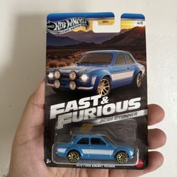 Hot Wheel Brian O’conner Ford Escort 