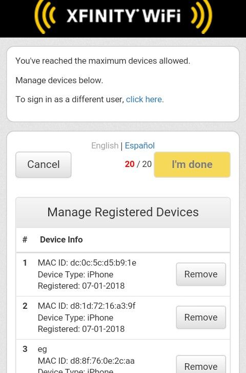 Xfinity Login Information