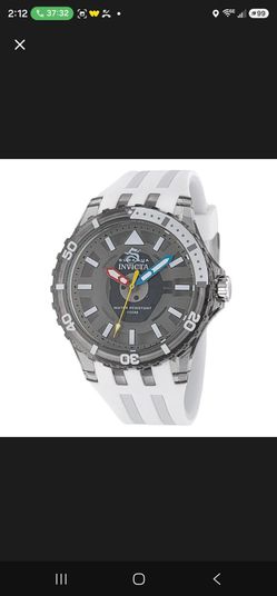 Invicta Subaqua Quartz watch 44mm white acrylic case