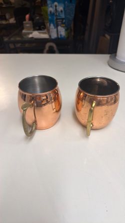 Copper mugs