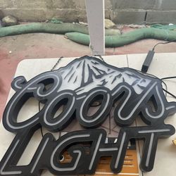 Coors Light Neon Sign 