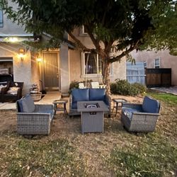 Patio Sofa Set Brand New Patio Furniture Outdoor Furniture Patio Swivel Rocking Chairs Fire Pit Propane 🆕🚎🛺🆕