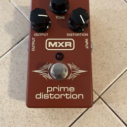 mxr prime distortion