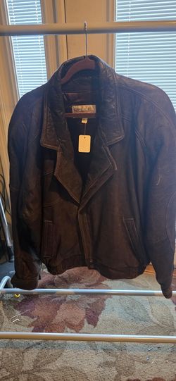 Mens Distressed Leather Jacket