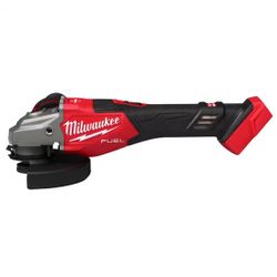 Milwaukee M18 FUEL 18V Lithium-Ion Brushless Cordless 4-1/2 in. /6 in. Braking Grinder with Slide Switch