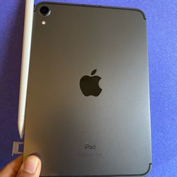 Apple Ipad Mini 6th Generation (2021/ 8.3” Liquid Retina ) 64GB WiFi + cellular (5G Unlocked) with pen, case & Accessories (256GB $569) 