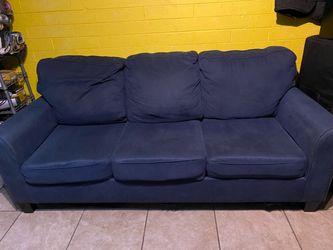 Blue couches