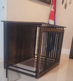 Dog cage wood