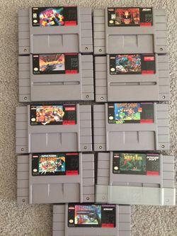 Super Nintendo games