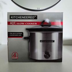 4 Quart Stainless Steel Slow Cooker