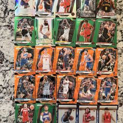 NBA Panini Prizm Basketball Card Lot - Silver, Parallels, Rookies, Durant, Lillard, Harden, Brunson, Yao Ming, Paolo & More