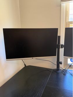 HP 24f 23.8-inch Display Monitor Setup with VIVO Mount