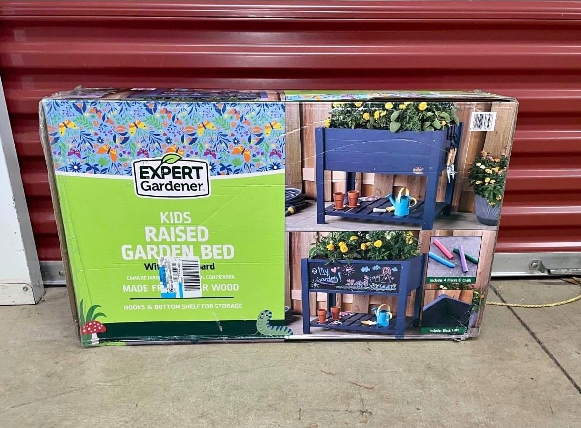 Gardener Kids Raised Bed with Shelf