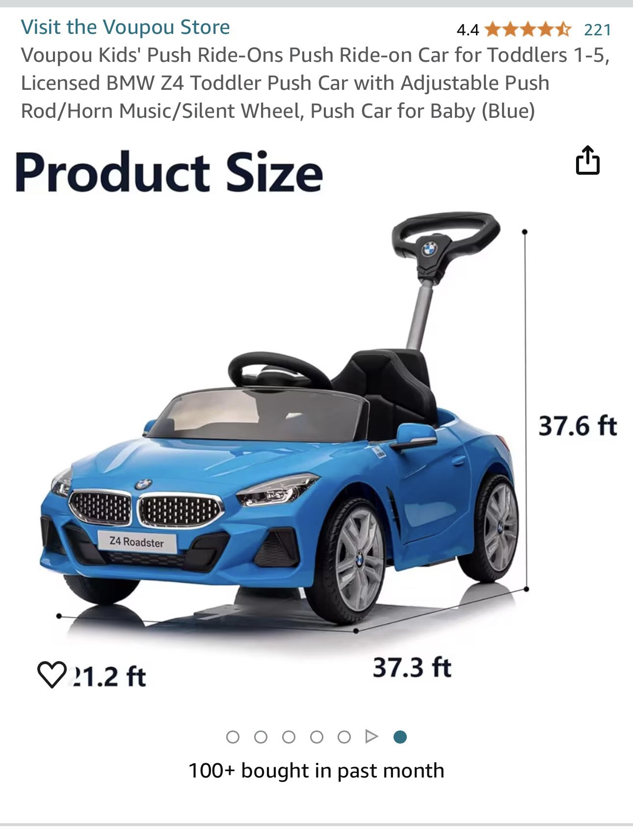 New Push Car BMW For Toddler 