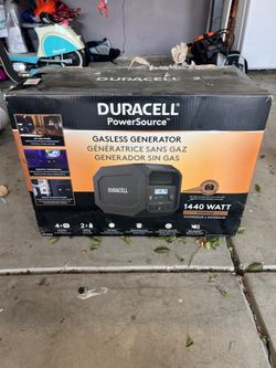 New in box Duracell PowerSource Gasless Generator  1440W / 660Wh for Sale  in Bakersfield, CA - OfferUp