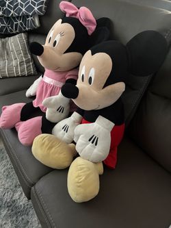 Mickey and Minnie Mouse Large Plush Set