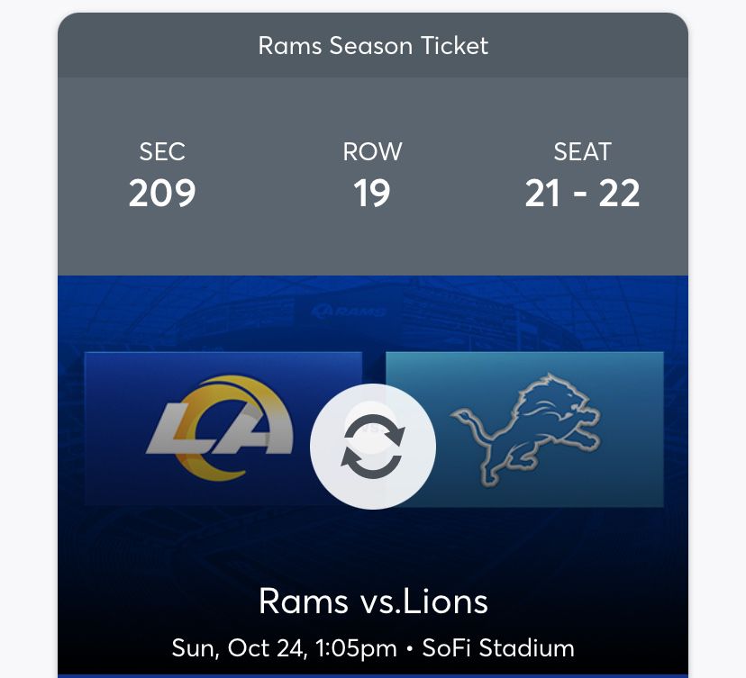 Rams Vs Lions