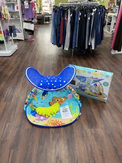 Baby Rinstein Deluxe Finding Nemo Manta Ray Playgym Acitivity Mat